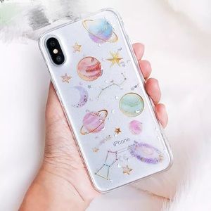 iPhone 11 silicone phone case star universe
